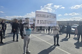 Петрич - дърводобивни фирми - протест