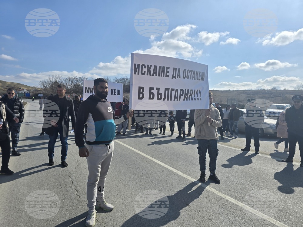 Петрич - дърводобивни фирми - протест