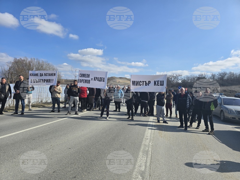 Петрич - дърводобивни фирми - протест