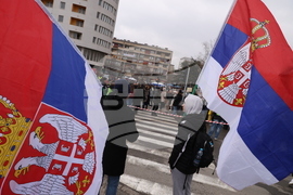 Сърбия - Крагуевац - студенти протест