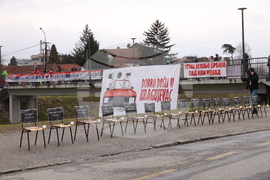 Сърбия - Крагуевац - студенти протест