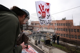 Сърбия - Крагуевац - студенти протест