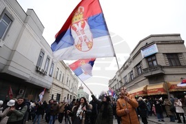 Сърбия - Крагуевац - студенти протест