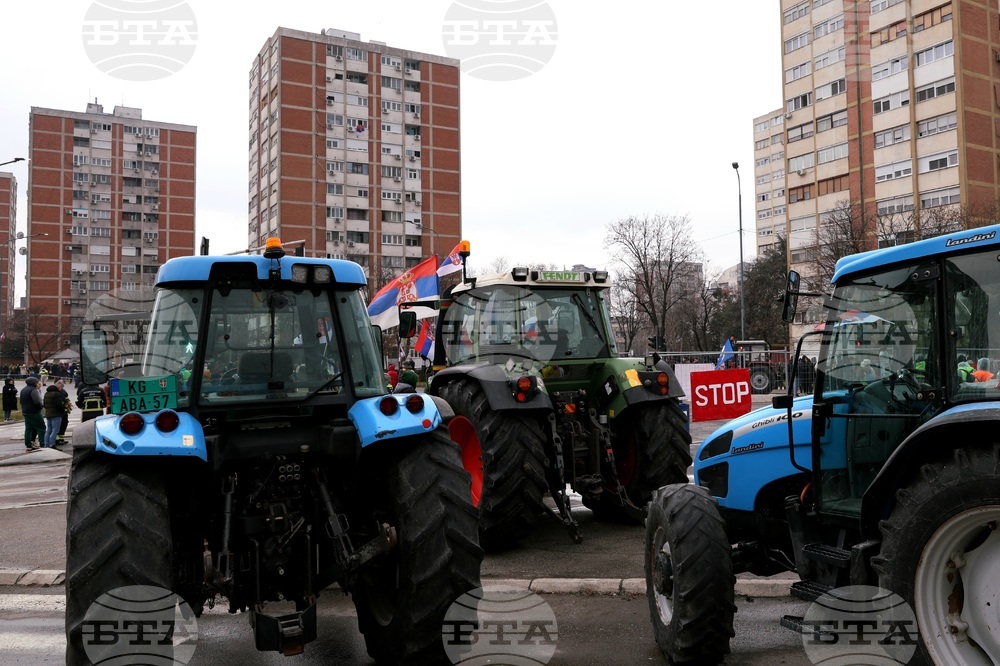 Сърбия - Крагуевац - студенти протест