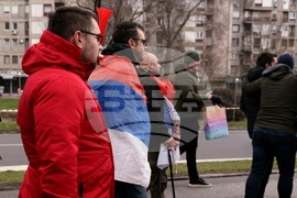 Сърбия - Крагуевац - студенти протест