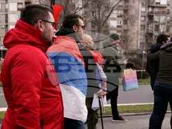 Сърбия - Крагуевац - студенти протест