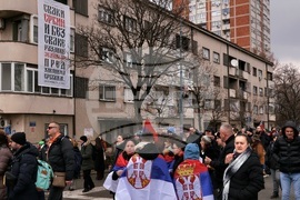 Сърбия - Крагуевац - студенти протест