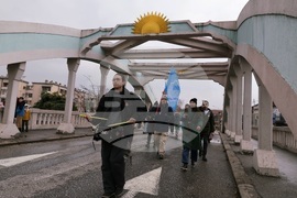 Сърбия - Крагуевац - студенти протест