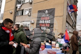 Сърбия - Крагуевац - студенти протест