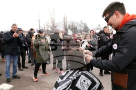 Сърбия - Крагуевац - студенти протест