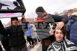 Сърбия - Крагуевац - студенти протест