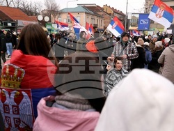 Сърбия - Крагуевац - студенти протест