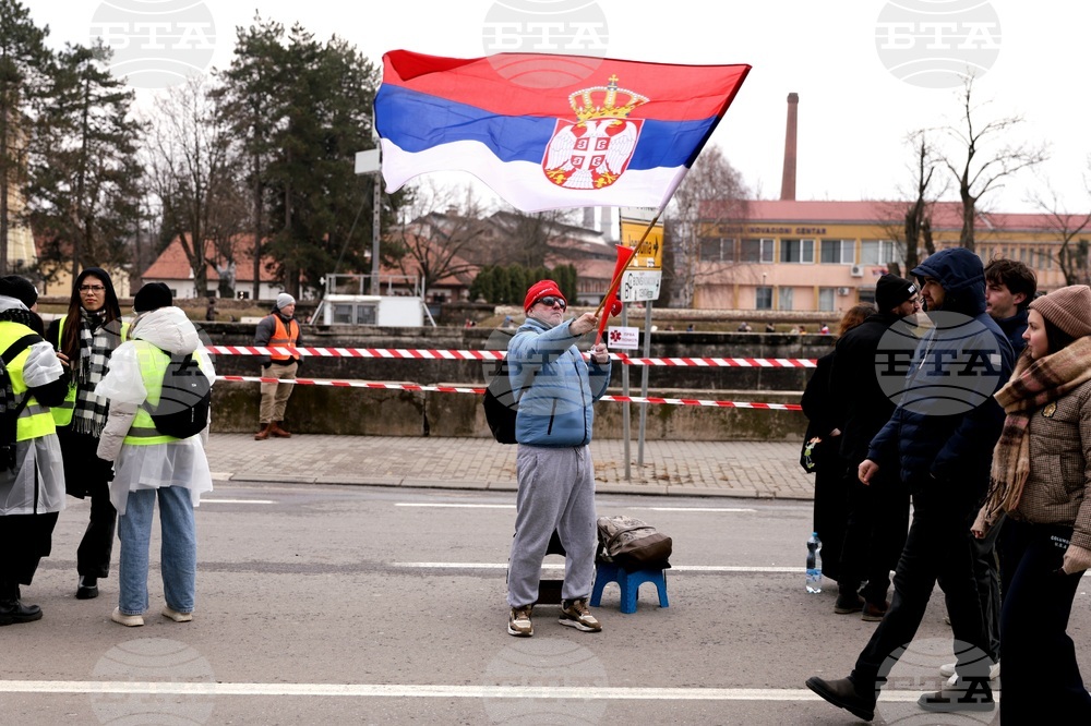 Сърбия - Крагуевац - студенти протест