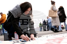 Сърбия - Крагуевац - студенти протест