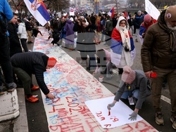 Сърбия - Крагуевац - студенти протест