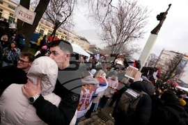 Сърбия - Крагуевац - студенти протест