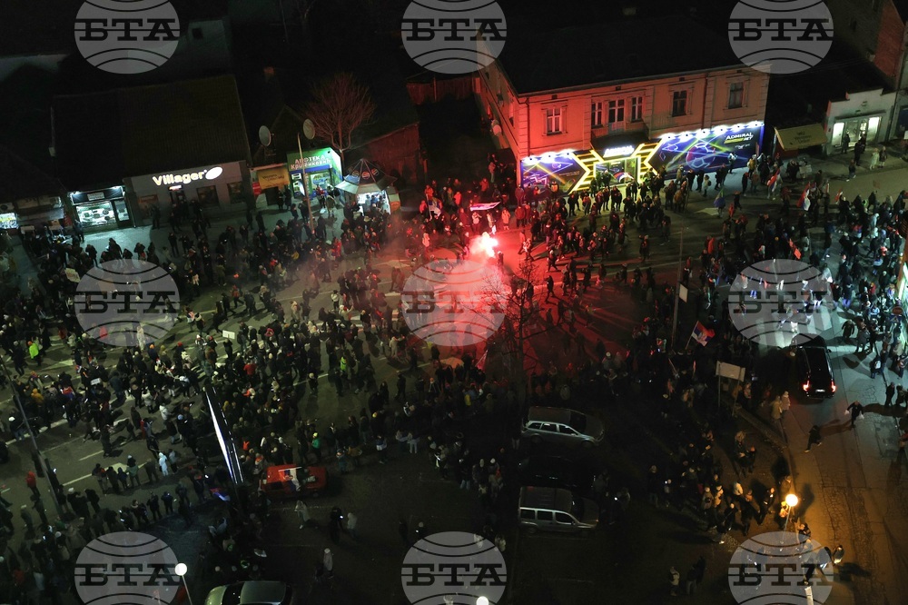 Сърбия - Крагуевац - студенти - протест