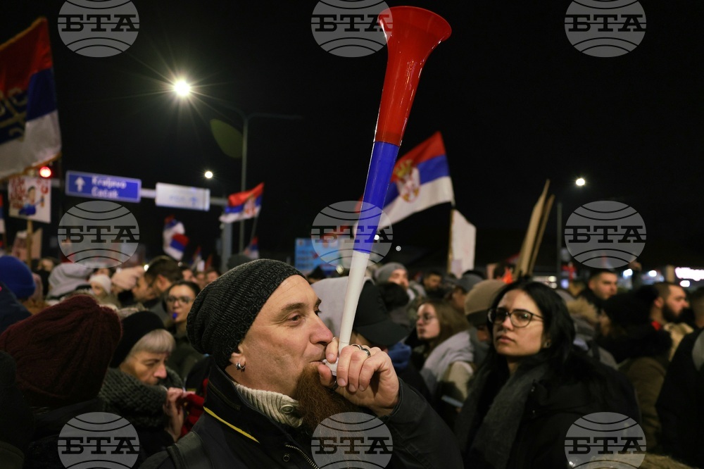 Сърбия - Крагуевац - студенти - протест
