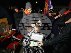 Сърбия - Крагуевац - студенти - протест