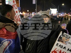 Сърбия - Крагуевац - студенти - протест