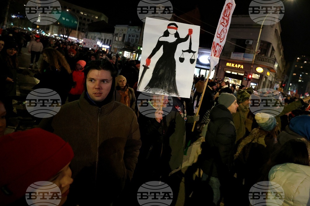 Сърбия - Крагуевац - студенти - протест