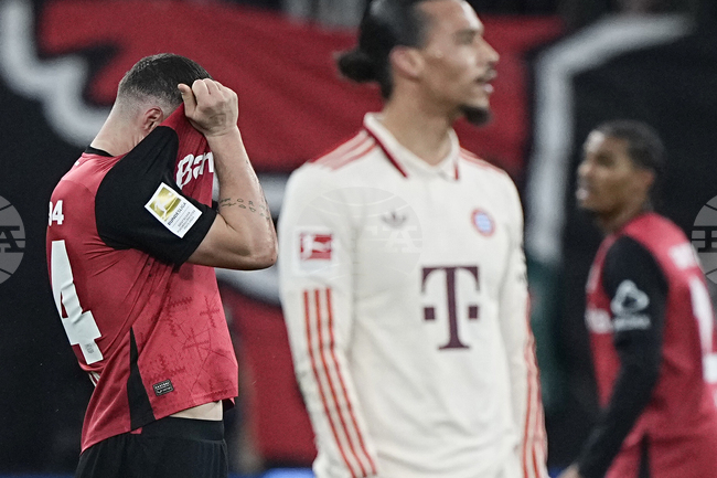 Байер (Леверкузен) пропусна победата над Байерн (Мюнхен) в дербито на кръга в Бундеслигата