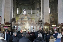 Видин - Видински митрополит Пахомий - първа литургия