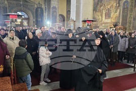 Видин - Видински митрополит Пахомий - първа литургия