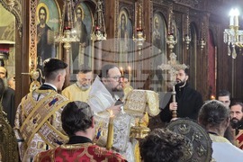 Видин - Видински митрополит Пахомий - първа литургия