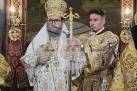 Видин - Видински митрополит Пахомий - първа литургия