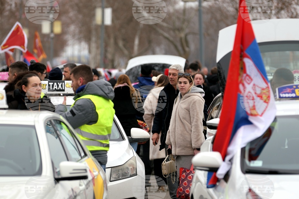 Сърбия - Крагуевац - протести студенти