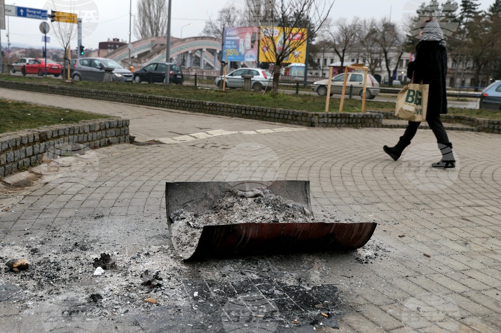 Сърбия - Крагуевац - протести студенти