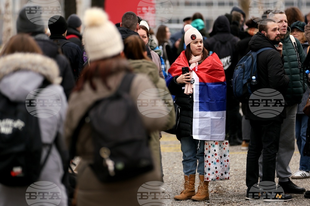 Сърбия - Крагуевац - протести студенти