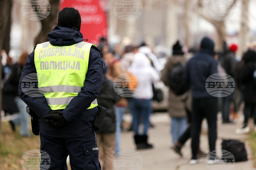 Сърбия - Крагуевац - протести студенти