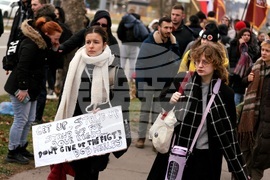 Сърбия - Крагуевац - протести студенти