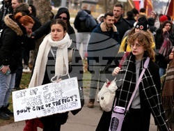 Сърбия - Крагуевац - протести студенти