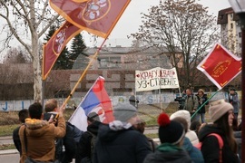 Сърбия - Крагуевац - протести студенти