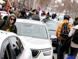 Сърбия - Крагуевац - протести студенти