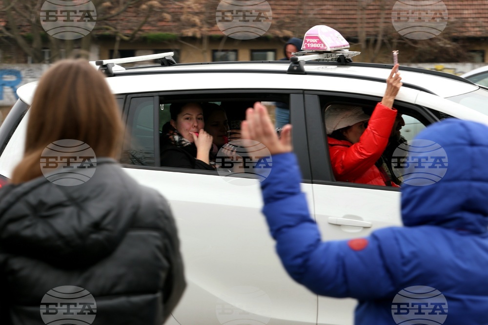 Сърбия - Крагуевац - протести студенти