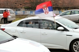 Сърбия - Крагуевац - протести студенти