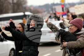 Сърбия - Крагуевац - протести студенти