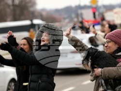 Сърбия - Крагуевац - протести студенти