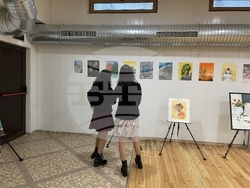 Благотворителна изложба с концерт в столичната ЧДГ „Бизиленд“. Снимка: Ваня Сухарова/БТА