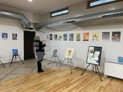 Благотворителна изложба с концерт в столичната ЧДГ „Бизиленд“. Снимка: Ваня Сухарова/БТА