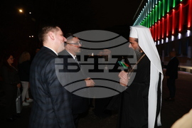 Българска телеграфна агенция - годишнина - обновена фасада - осветление