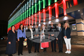 Българска телеграфна агенция - годишнина - обновена фасада - осветление