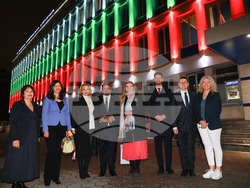 Българска телеграфна агенция - годишнина - обновена фасада - осветление