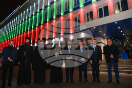 Българска телеграфна агенция - годишнина - обновена фасада - осветление