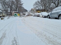 Разград - сняг - пътна обстановка