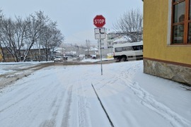 Разград - сняг - пътна обстановка